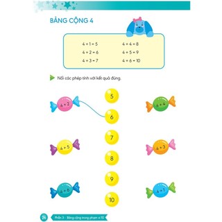 Sách- Hành Trang Giúp Con Tự Tin Vào Lớp 1- Quyển 2: Cùng Con Học Toán