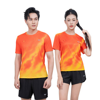 Áo chạy bộ UNISEX- VELOSAR- BST MÂY LỬA DỆT NÊN HÒA BÌNH T-Shirt RTS-60069-R03