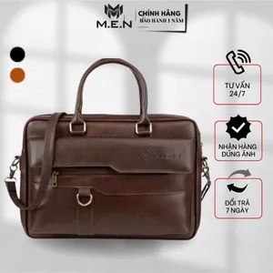 Túi chuẩn from 40cm Vip09-Whiki nhiều ngăn M.E.N*R7 D.Nhân văn phòng cao cấp không bong tróc [XƯỞNG MAY GIA CÔNG]