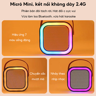Loa karaoke mini K12 - Chất lượng âm thanh cao cấp, thiết kế sang trọng, âm thanh sống động