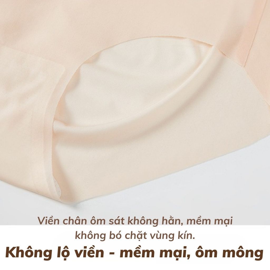 Quần lót nữ cao cấp su thạch mỏng nhẹ mát đáy ép thoáng khí co giãn linh hoạt thoải mái LANIXA L166