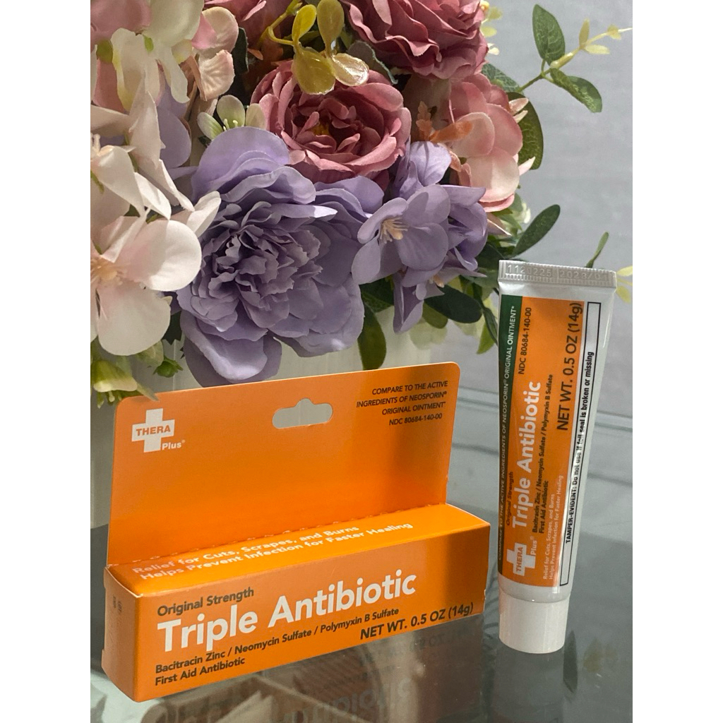TheraPlus Triple Antibiotic Ointment (Original Strength) 0.5 oz (14 g ...