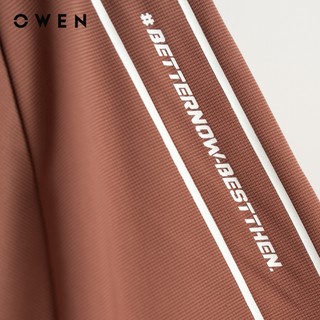 Owen - Áo polo Bodyfit APV253648 màu Hồng đậm chất liệu Nylon spandex