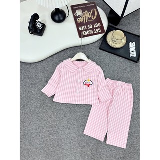Pijama dài tay cho bé trai bé gái, đồ ngủ bé trai bé gái chất nỉ lông dày dặn 8-30kg