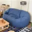 Ghế Sofa Lười Hạt Xốp K Double 3II HOME Decor Thư Giãn Phòng Khách Phòng Xem Phim Size 145x65x65cm