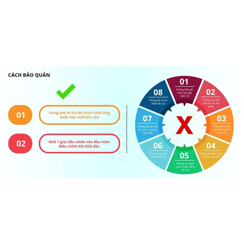 Cân Nhơn Hòa 200g - 5kgCân nhỏ