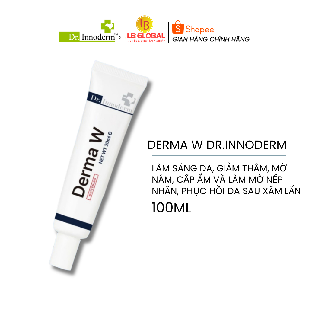 [Dr.Innoderm]_Kem Làm Trắng Sáng Da_Derma W Dr.Innoderm_Sản phẩm chính hãng_Xuất VAT 100%