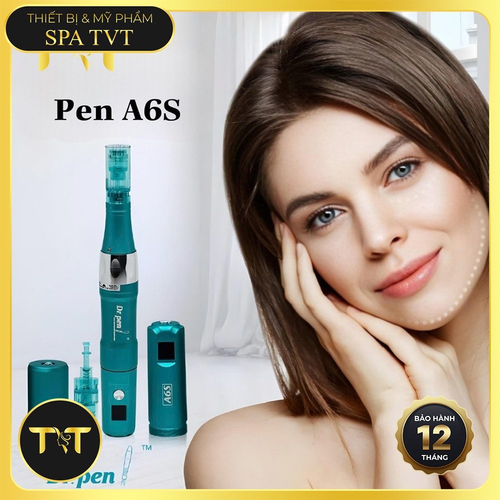 MÁY PHI KIM DR.PEN A6S TÍCH ĐIỆN 2 PIN – THU NHỎ LỖ CHÂN LÔNG, HỖ TRỢ CĂNG BÓNG VÀ TRẺ HÓA DA
