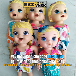 Búp bê xuất Mỹ Baby Alive 30cm lem màu sơn, tặng kèm phụ kiện - Đồ chơi BEE VNXK
