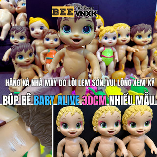 Búp bê xuất Mỹ Baby Alive 30cm lem màu sơn, tặng kèm phụ kiện - Đồ chơi BEE VNXK