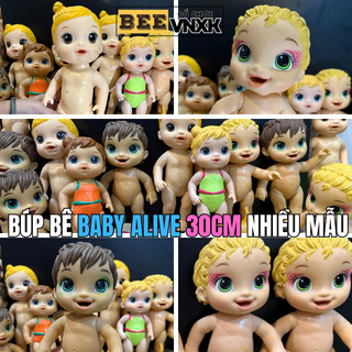 Búp bê xuất Mỹ Baby Alive 30cm lem màu sơn, tặng kèm phụ kiện - Đồ chơi BEE VNXK