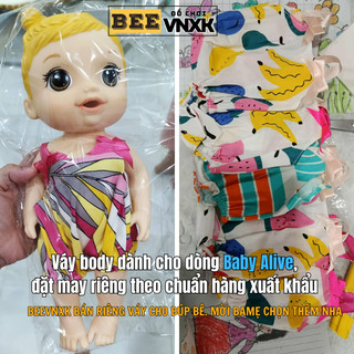 Búp bê xuất Mỹ Baby Alive 30cm lem màu sơn, tặng kèm phụ kiện - Đồ chơi BEE VNXK