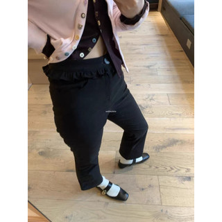 Le rouge | bubble pant Quần ống loe viền nhún co dãn