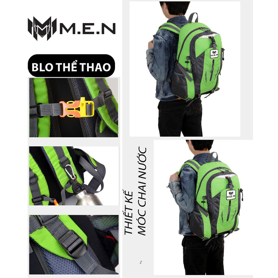 Balo nam nữ du lịch đi phượt bumno 40L M.E.N nhiều màu chống nước tiện ích  [SẢN PHẨM MỚI]