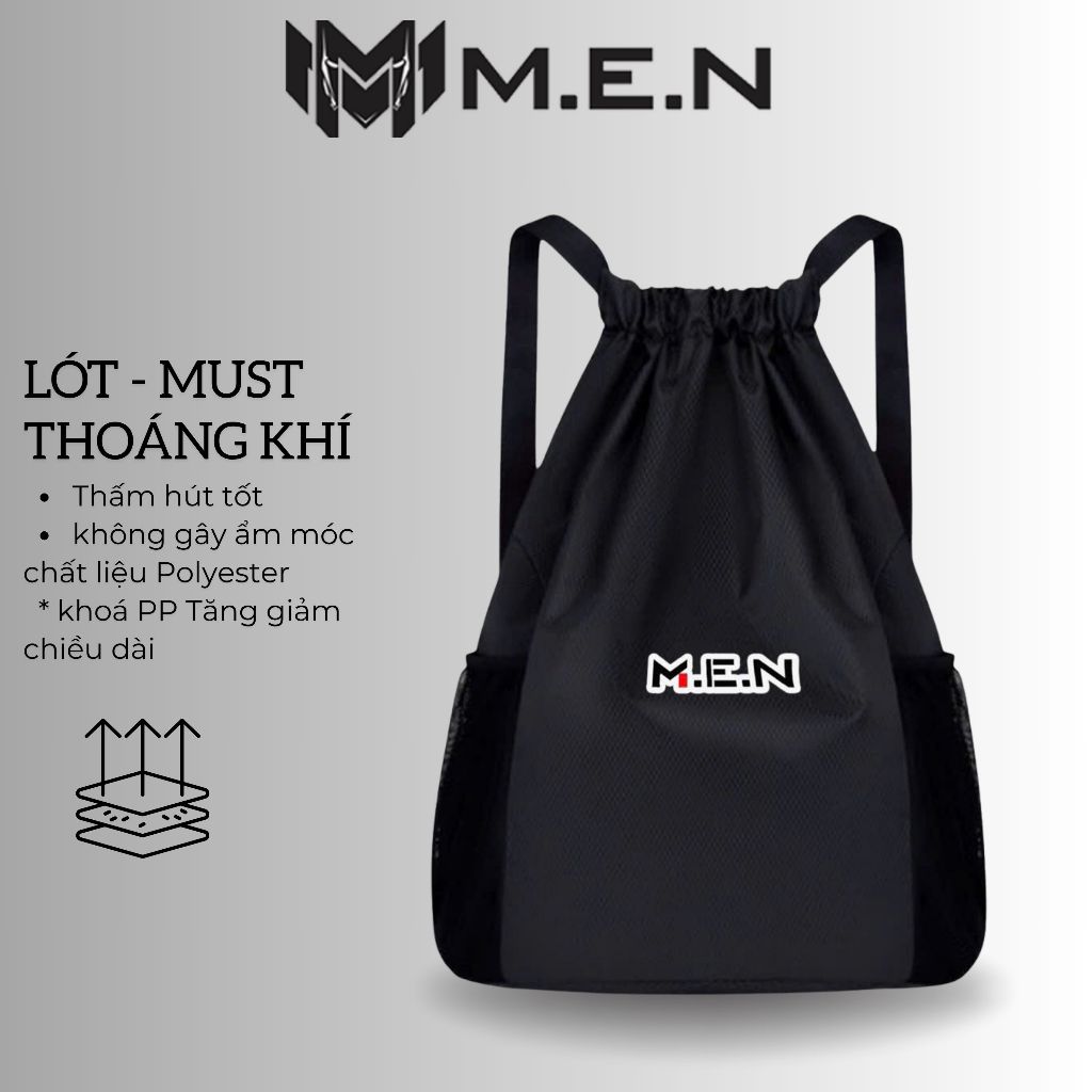 Balo dây rút đeo vai Men kiểu đơn giản nam nữ có nhiều màu sắc [BẢO HÀNH 1 NĂM]