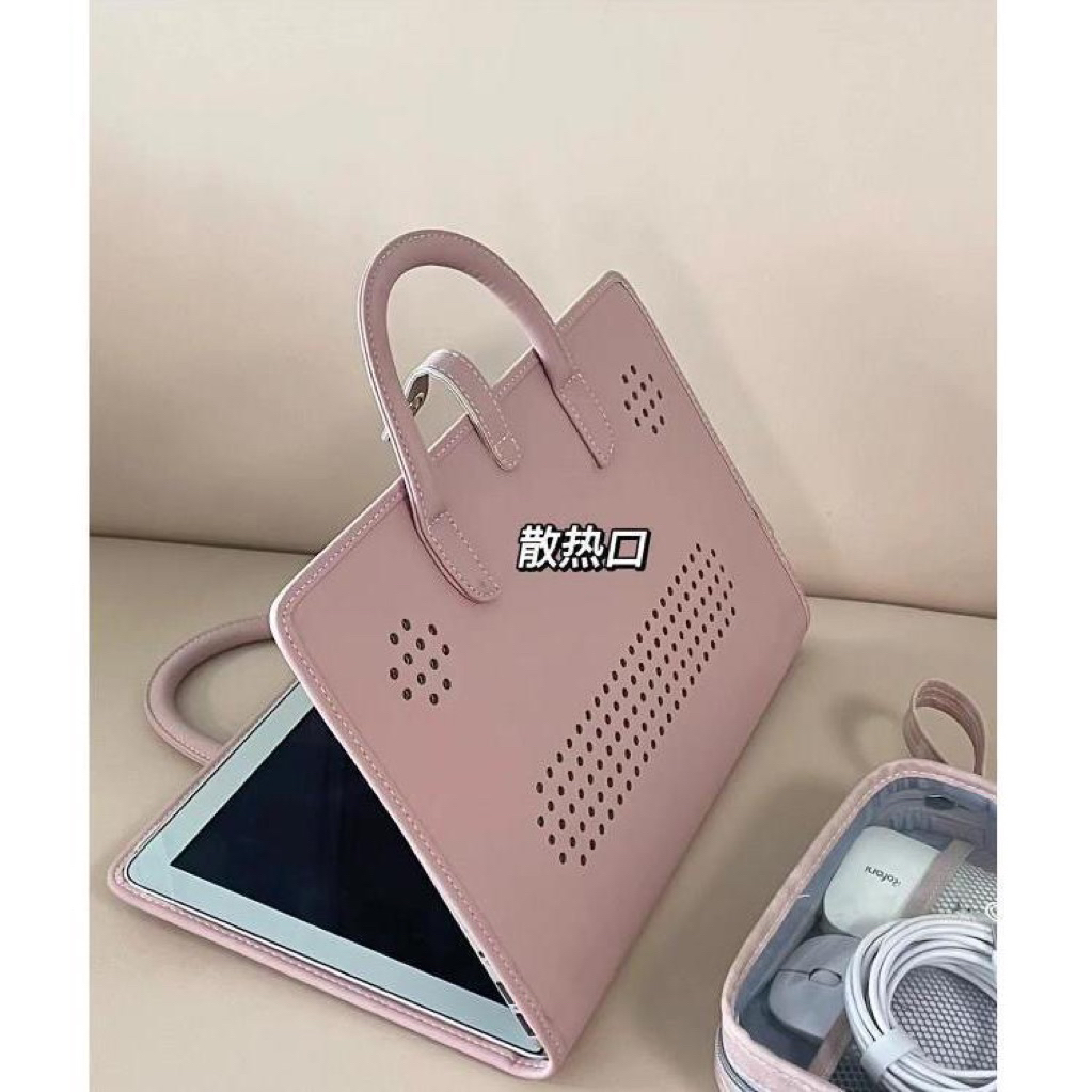 Bìa Da Đựng Laptop Cao Cấp Có Quai Xách – Túi Chống Sốc Nữ Sang Trọng, Size 13 / 14 / 15.6 inch