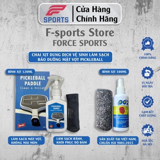 (HOẢ TỐC HN) Chai Xịt Dung Dịch Vệ Sinh Làm Sạch Bảo Dưỡng Mặt Vợt Pickleball An Toàn, Tiện Lợi