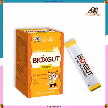 Men vi sinh, men tiêu hóa cho cả gia đình, Bioxgut 19 chủng NK Hàn Quốc hộp 30/20 gói Date 2028