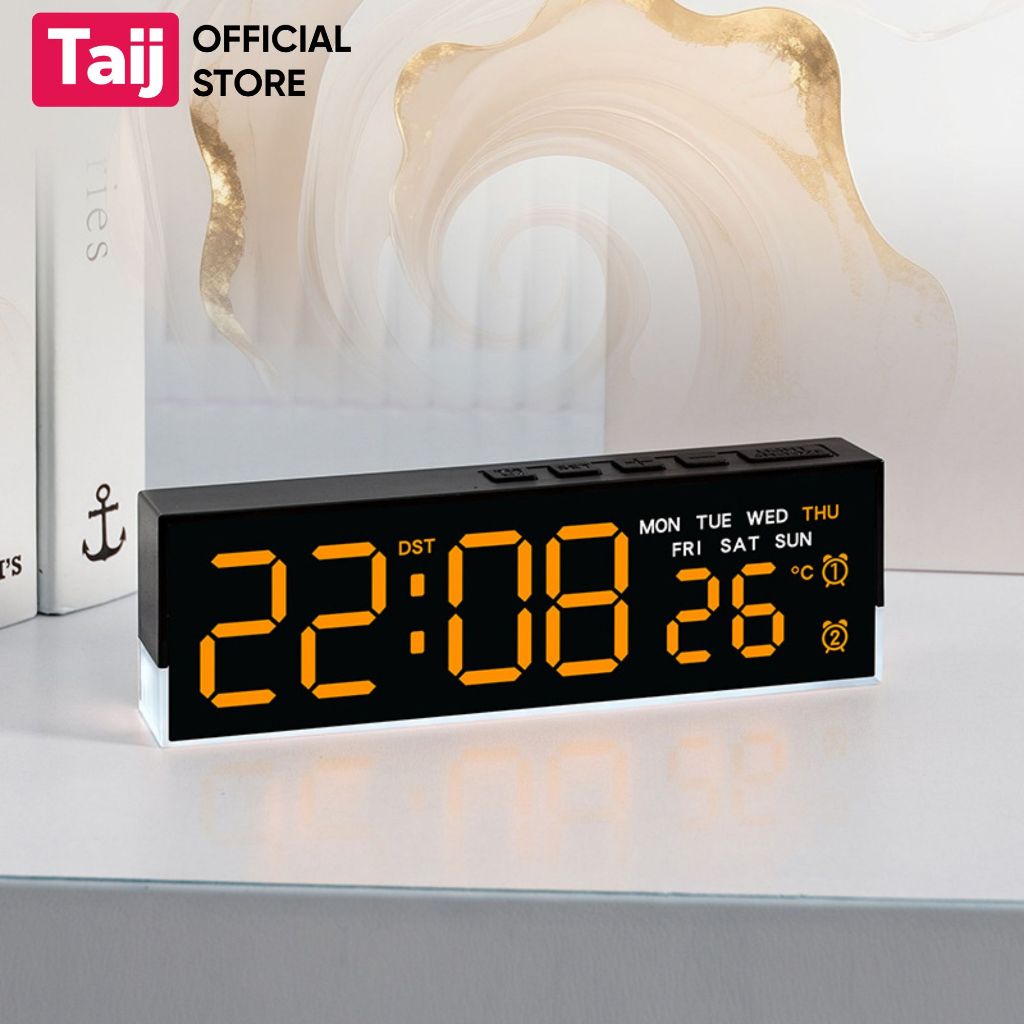 Đồng Hồ LED Có Đèn Dưới Đế Yida Time 5519, Hiển Thị Ngày Tháng Rõ Nét, Báo Thức Siêu Tiện Lợi