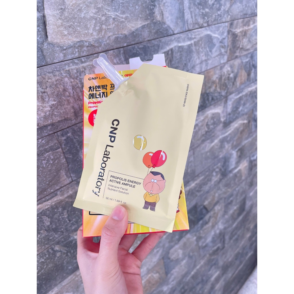[Túi Refill] Tinh chất keo ong phục hồi da CNP Laboratory Propolis Energy Active Ampule 50ml/Túi