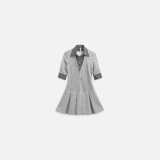 [Best Seller] Đầm Ngắn Shirt Collar Pleat Office, Chất Vải Thun Cotton Thoải Mái ,WDN145 SOME HOW STORE