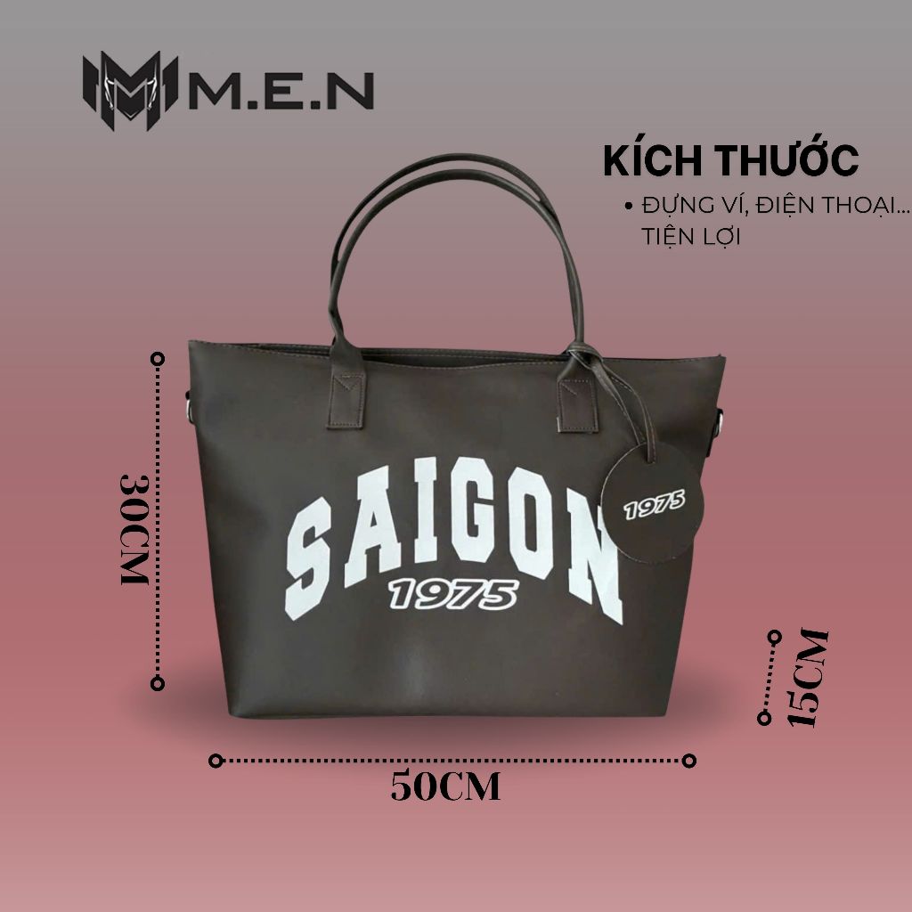 Túi quai xách công sở SG1975 lớn nhỏ MEN kháng nước [VIP]