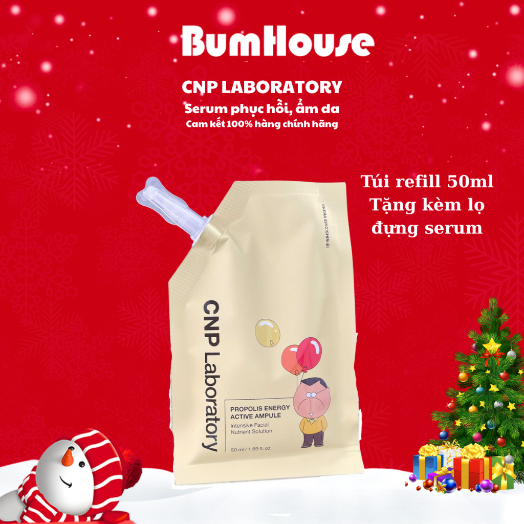 [Túi Refill] Tinh chất keo ong phục hồi da CNP Laboratory Propolis Energy Active Ampule 50ml/Túi