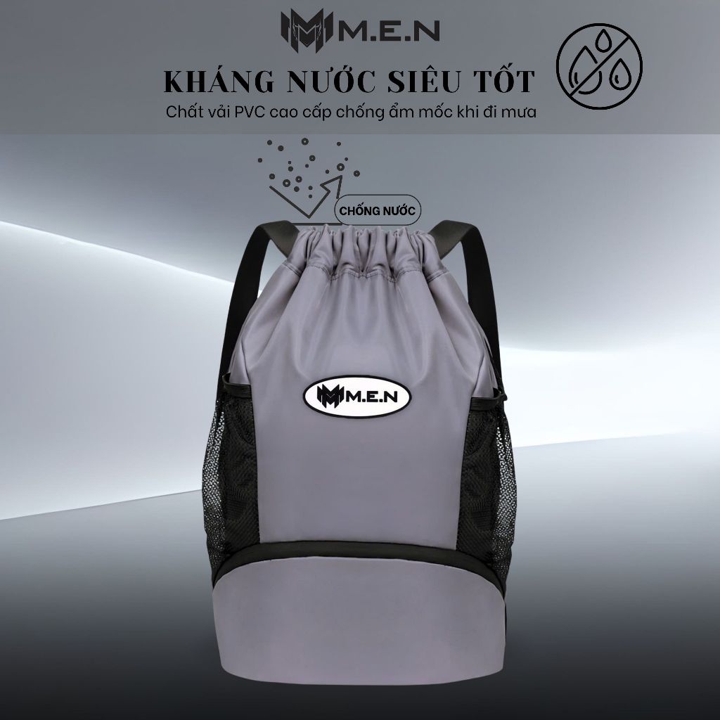 Balo B5 Sport dây rút có ngăn giày 2 màu M.E.N kiểu dáng gọn nhẹ dễ thương [NEW VIP]