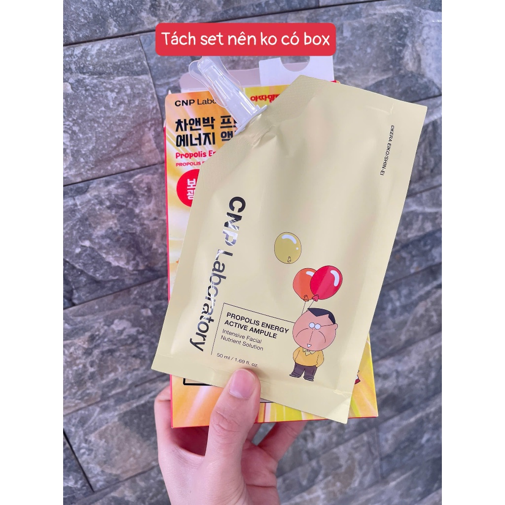 [Túi Refill] Tinh chất keo ong phục hồi da CNP Laboratory Propolis Energy Active Ampule 50ml/Túi
