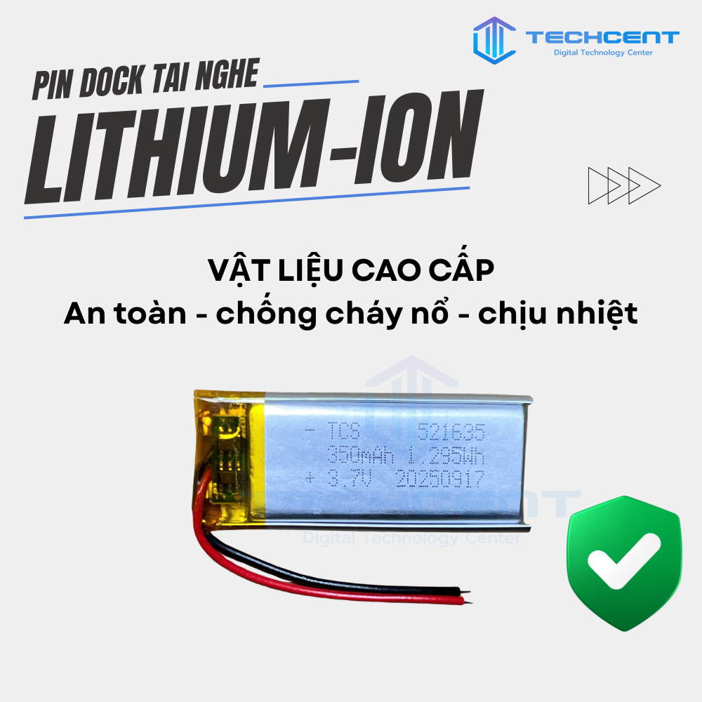 Pin Dock Sạc Thay Thế Cho Tai Nghe Hổ Vằn Ap2, Ap3, Ap4, Pro1, Pro2 | BigBuy360 - bigbuy360.vn