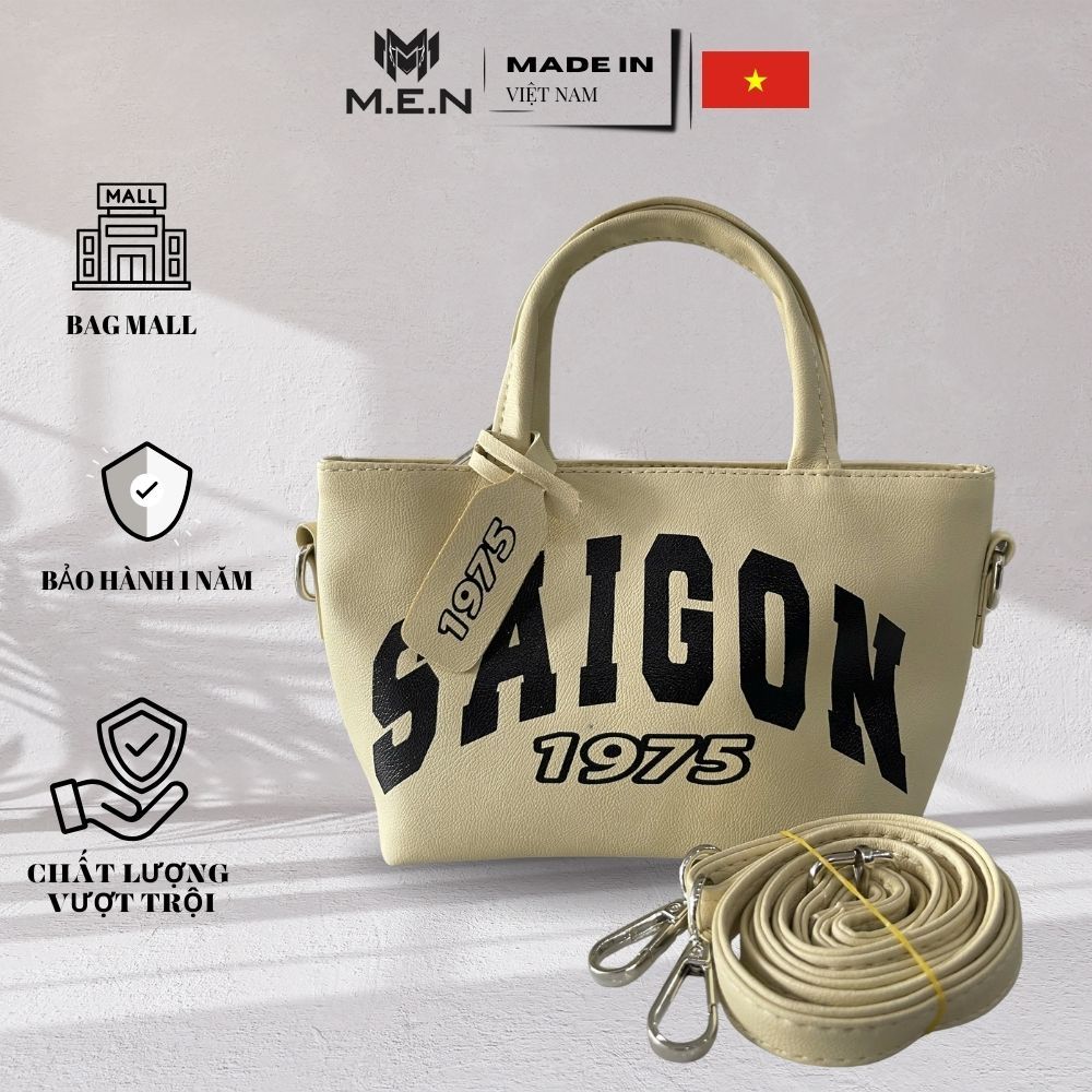 Túi đeo chéo nhỏ sài gòn1975 có quai xách siêu gọn M.E.N [BẢO HÀNH 1 NĂM]
