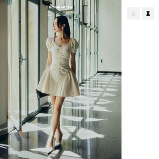 [Best Seller] Đầm Ngắn Tay Bí Blossom, Chất Vải Linen Bột Thoải Mái, WDN140 SOME HOW STORE