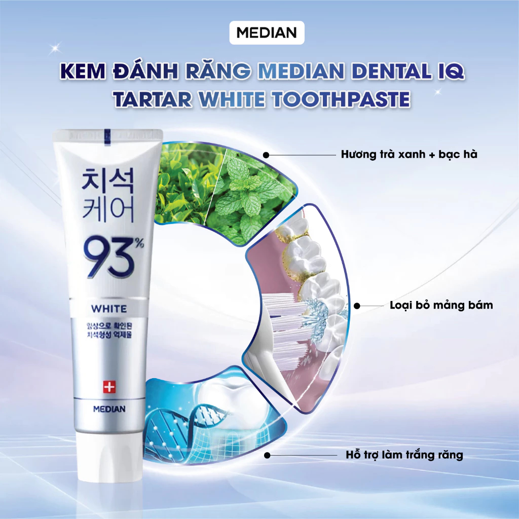Kem Đánh Răng MEDIAN 100% đen Gum Science Toothpaste Hàn Quốc Chống Viêm Nướu, Giảm Hôi Miệng
