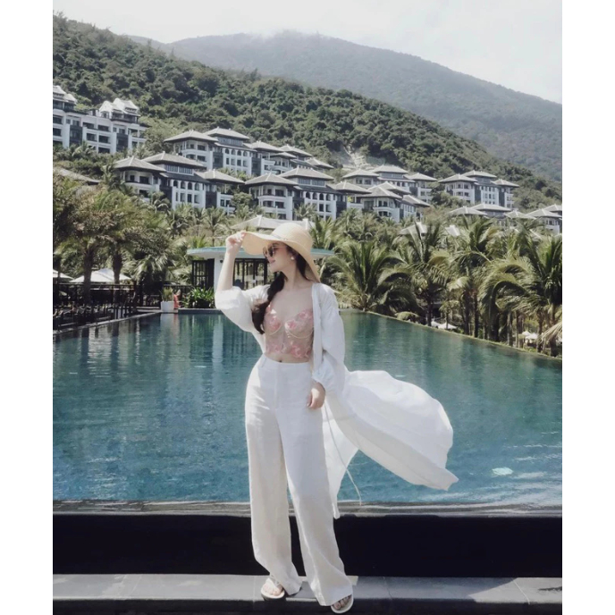 [Peinn]QUẦN LINEN LƯNG CAO ỐNG RỘNG DÁNG XUÔNG DÀI 101 CM SIÊU ĐẸP PHONG CÁCH BASIC