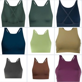 Áo Bra Thể Thao áo tập gym yoga Cổ Cao Dây Chéo Sau Lưng – Co Giãn 4 Chiều, Thấm Hút Tốt