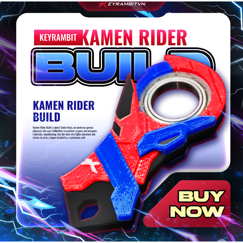 [KAMEN RIDER] Keyrambit Build - RabbitTank - Chất Liệu Nhựa In 3D Cao ...