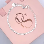 PS30. LẮC TAY MẮT XÍCH DẸT BASIC NHỎ UNISEX – (2LY-16.5CM) – MẠ BẠC (HỢP KIM CAO CẤP) – P.S CONCEPT — ảnh 1