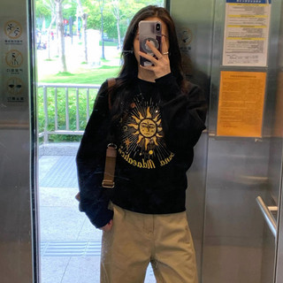 áo sweater basic nữ đen mùa đông áo tay dài girl phố âu mỹ local brand eleclassm
