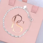 PS30. LẮC TAY MẮT XÍCH DẸT BASIC NHỎ UNISEX – (2LY-16.5CM) – MẠ BẠC (HỢP KIM CAO CẤP) – P.S CONCEPT — ảnh 3