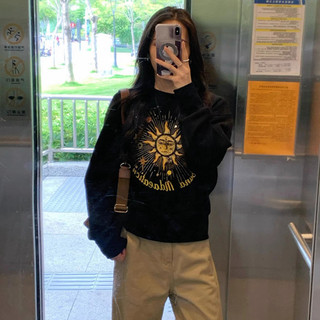 áo sweater basic nữ đen mùa đông áo tay dài girl phố âu mỹ local brand eleclassm