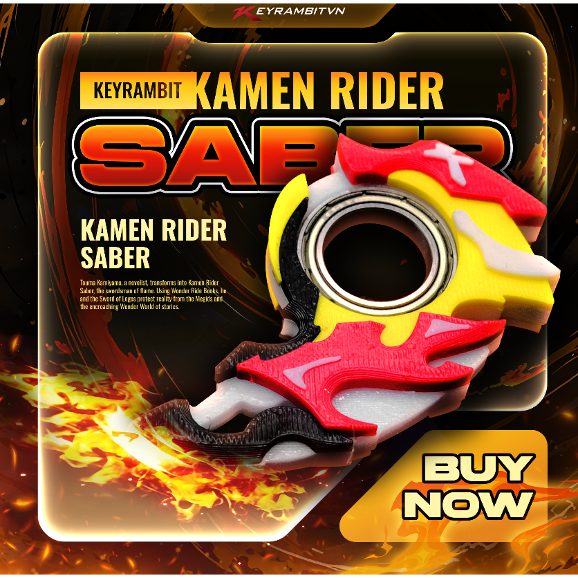 [KAMEN RIDER] Keyrambit Saber - Brave Dragon - Chất Liệu Nhựa In 3D Cao ...
