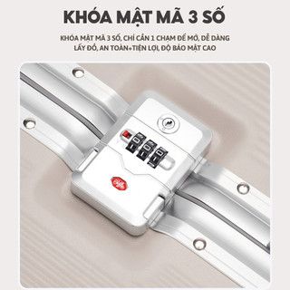 Vali Khung Nhôm Cao Cấp Kingsun KS-2512 Size 20/24/28inch Chống Va Đập, Bảo hành 5 năm