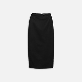 Chân Váy Nữ Column Basic Black White, Chất Vải Bố Gân Mịn Thoải Mái, WCV055 SOME HOW STORE