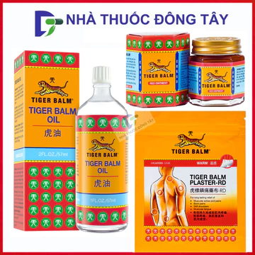 (Combo) Tiger Balm Dầu Cù Là, Cao Xoa Bóp Xương Khớp / Cao Dán Con Cọp, Miếng Dán Giảm Đauu