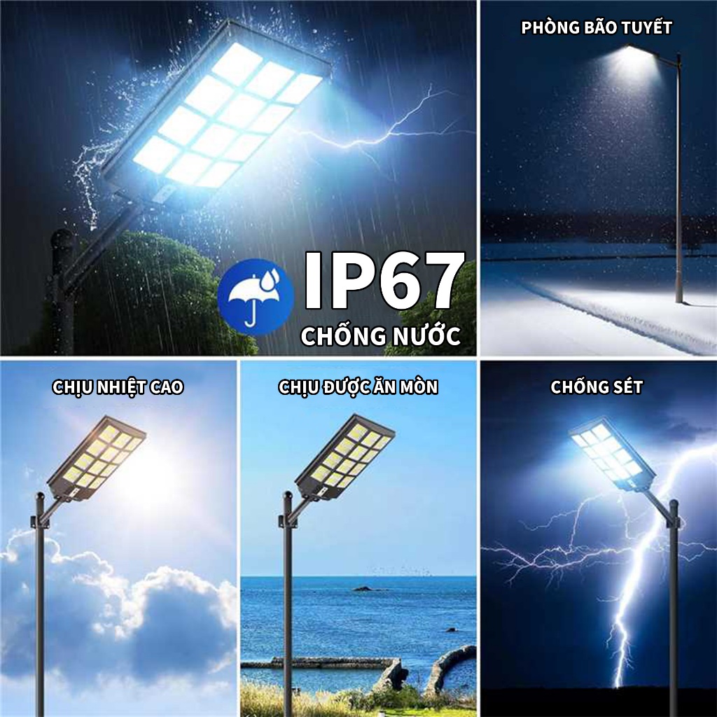 Đèn LED năng lượng mặt trời 5000-20000W, Đèn năng lượng mặt trời cho sân vườn, Đèn năng lượng mặt trời, Chống nước IP67