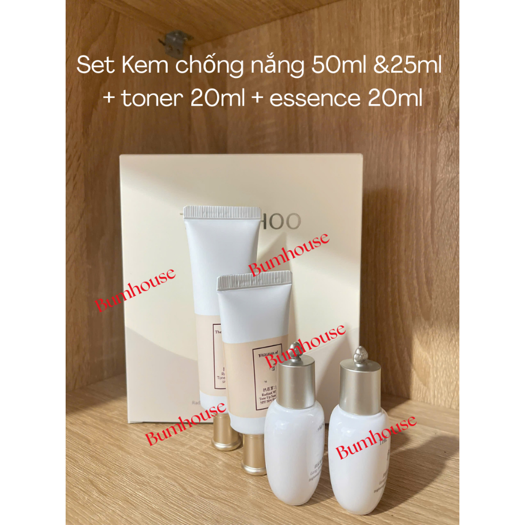 Kem chống nắng Radiant White Tone Up Sunscreen Nâng Tone Trắng Hồng 50ml