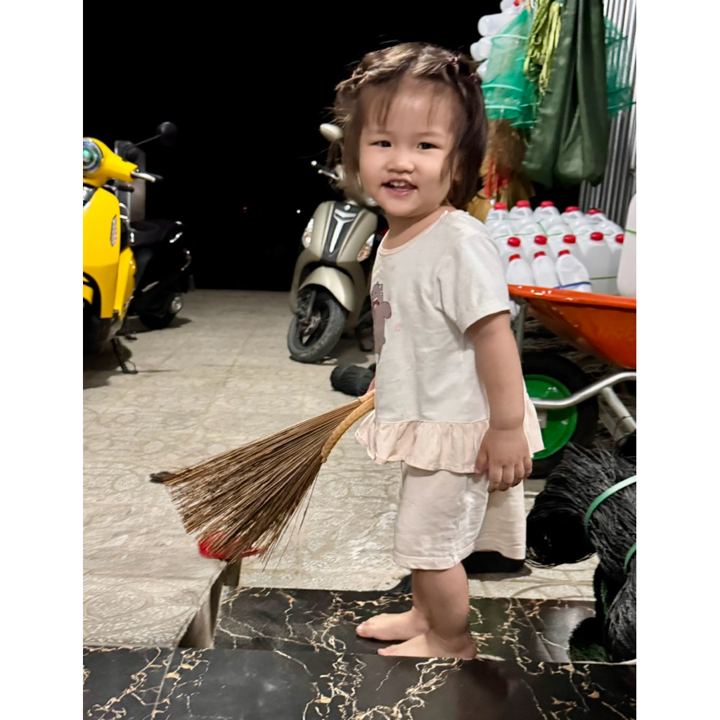 Chổi chà mini, chổi rễ mini, chổi xương mini | Shopee Việt Nam