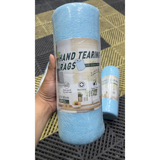 Khăn Lau Đa Năng Dạng Cuộn Tròn 24 Cái Chất Liệu micro fiber Nhẹ Đẹp Tiện Dụng kích thước 30x30