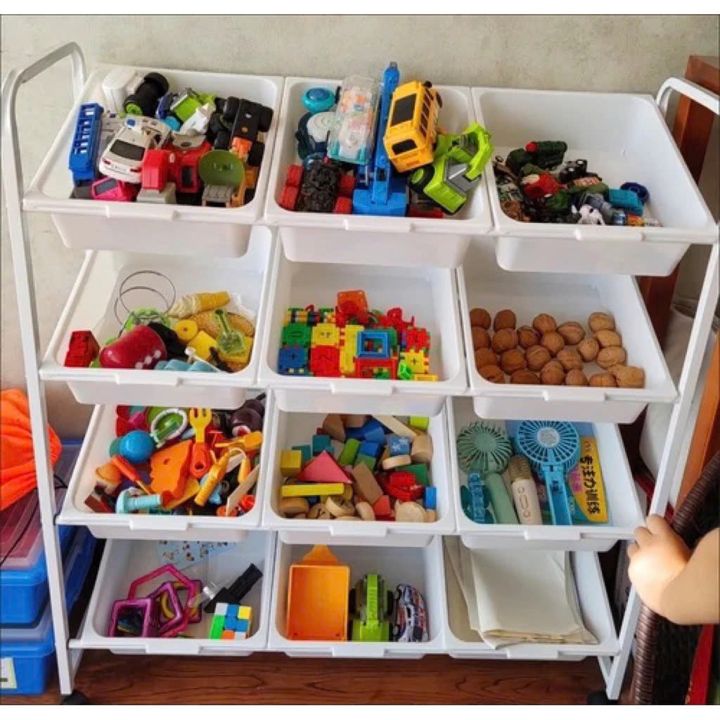 Kệ đựng đồ chơi kệ sách cho bé kệ montessori kệ đa năng trang trí phòng decor phòng gọn gàng tiết kiệm không gian