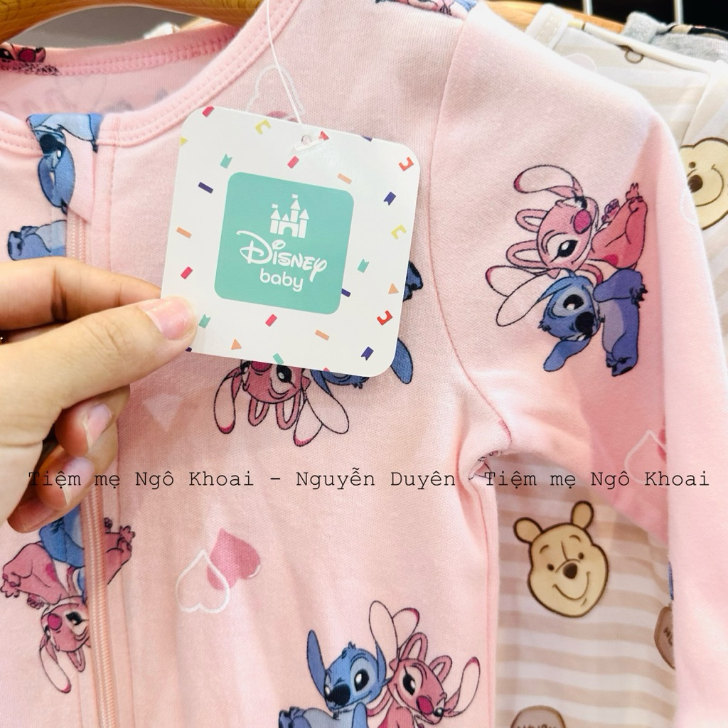[MD228] Body sleepsuit liền tất khoá 2 chiều cho bé chất liệu cotton mềm mát mặc 4 mùa xuất xịn